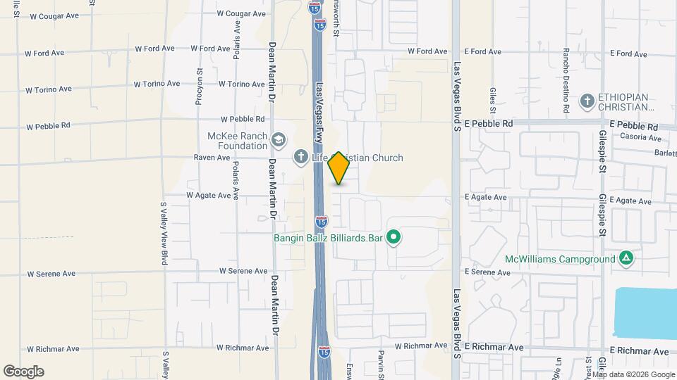 2854 W Agate Ave Map and Location Details