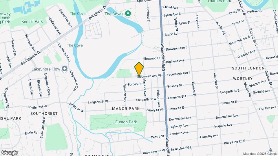 45 W Tecumseh Ave Map and Location Details
