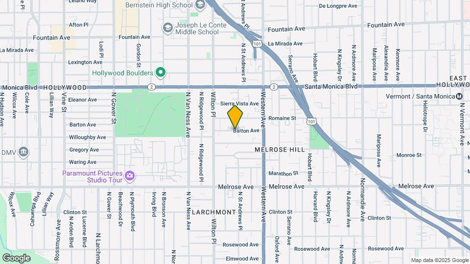 5508 Barton Ave Map and Location Details