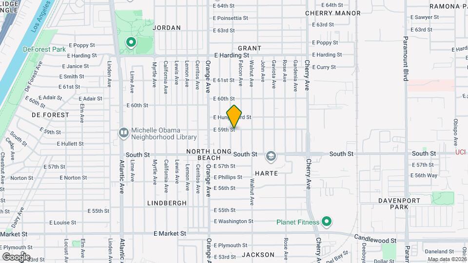 5890 Gundry Ave Map and Location Details