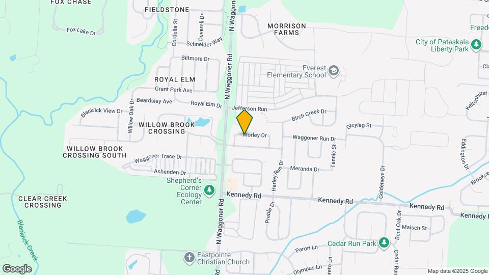 7743 Worley Dr Map and Location Details