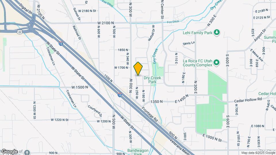 1564 N 250 W Map and Location Details