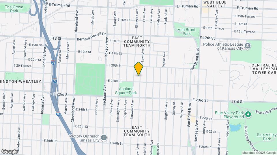 2034 Lawn Ave Map and Location Details