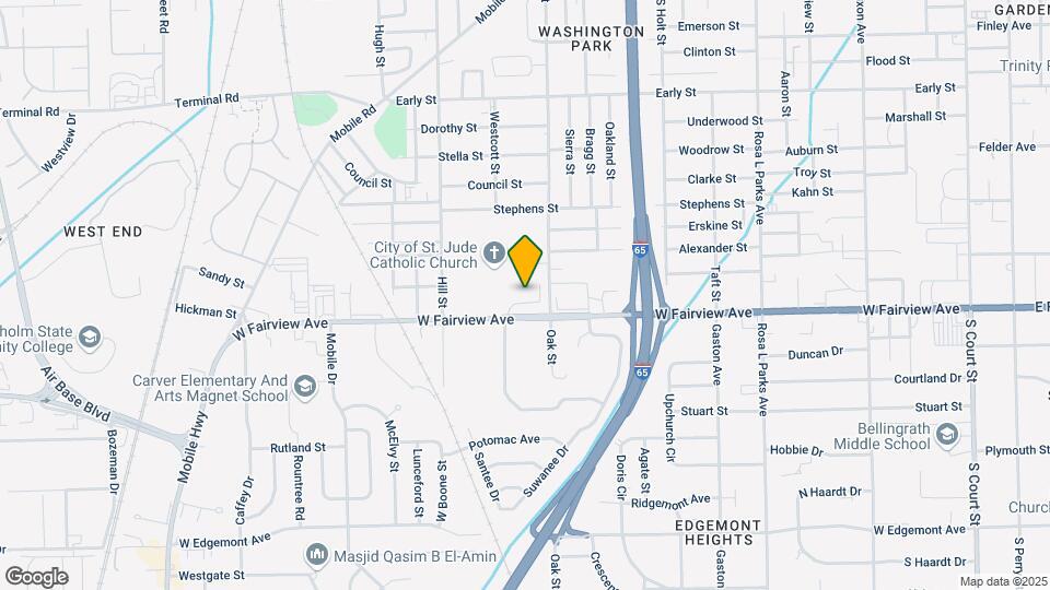 2018 W Fairview Ave Map and Location Details
