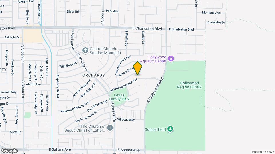 6574 American Beauty Ave Map and Location Details