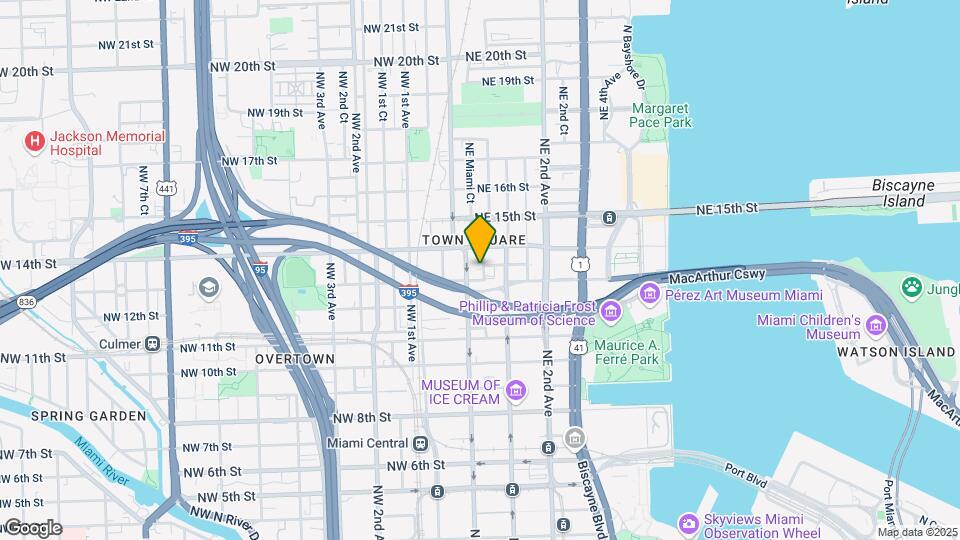 1312 NE Miami Ct Map and Location Details