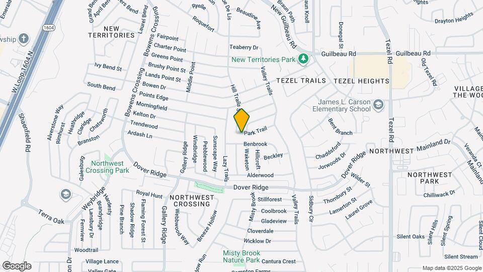 9150 Park Trail Map and Location Details