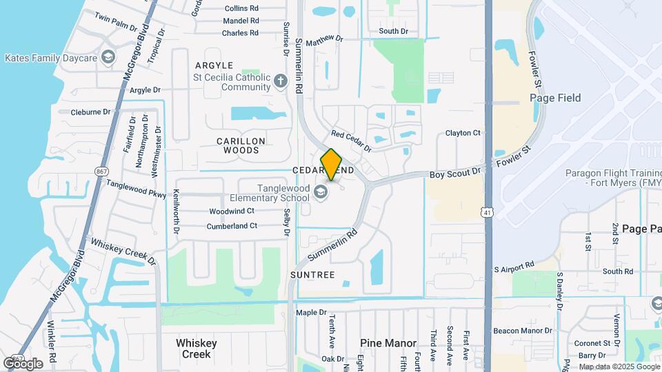 5274 Cedarbend Dr Map and Location Details