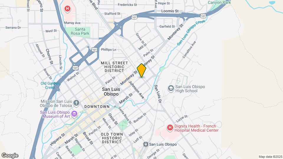 1367 Higuera St Map and Location Details