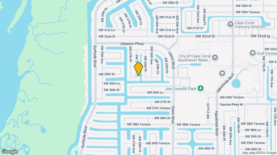 3433 SW 27th Ave Map and Location Details