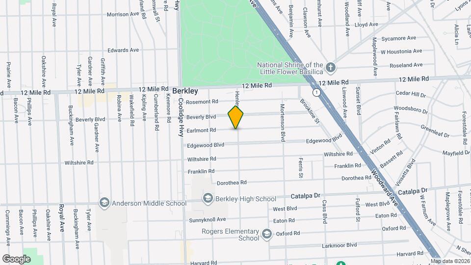 2111 Earlmont Rd Map and Location Details