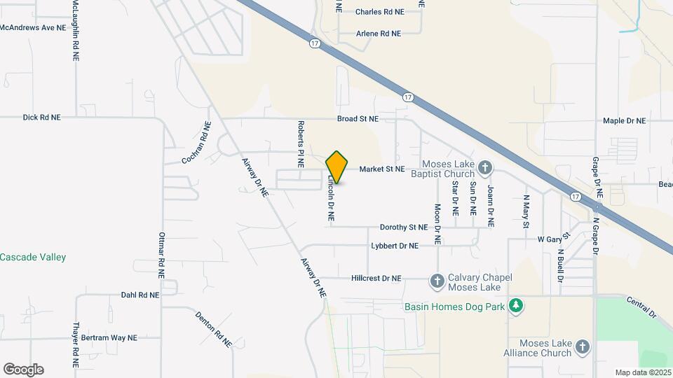 4309 Lincoln Dr NE Map and Location Details