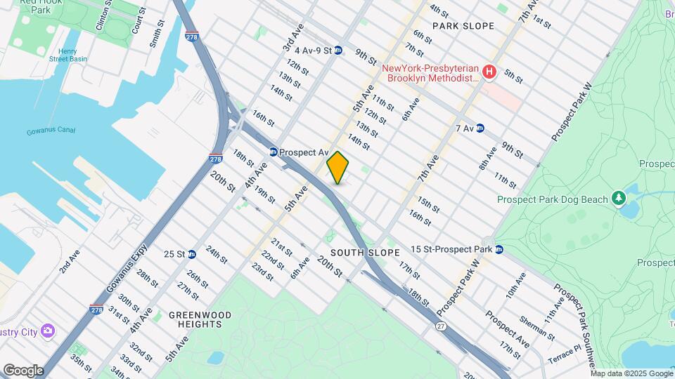 279 Prospect Ave Map and Location Details
