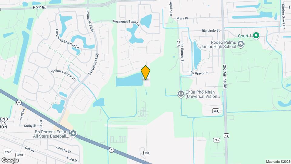 5618 Savannah Woods Ln Map and Location Details