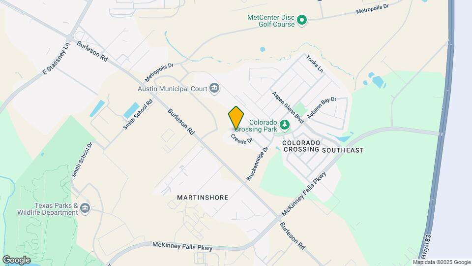 6905 Crestone Rd Map and Location Details