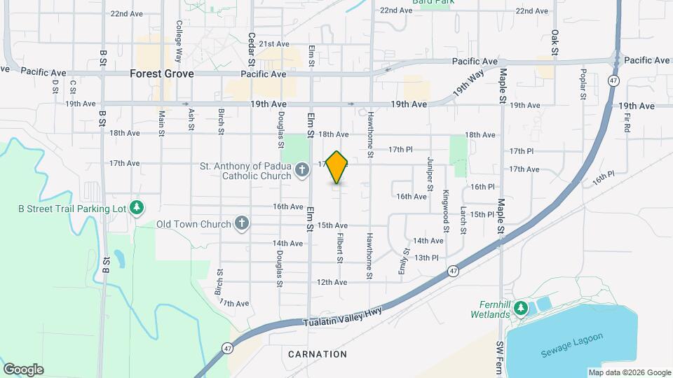 1630 Filbert St Map and Location Details