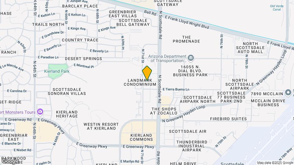 Overture Kierland 55+ Active Adult Apartment Homes Mapa y Detalles de la Ubicación