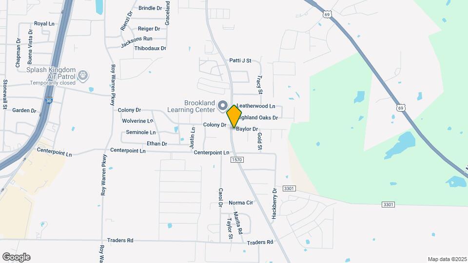 501 Baylor Dr Mapa y Detalles de la Ubicación