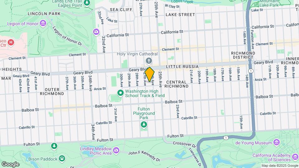 3530 Anza St Mapa y Detalles de la Ubicación