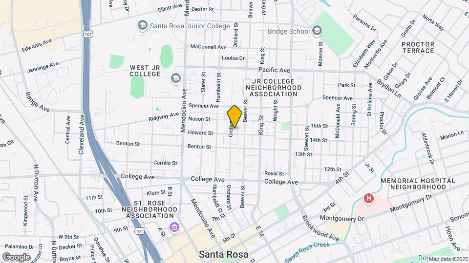 807 Howard St Mapa y Detalles de la Ubicación