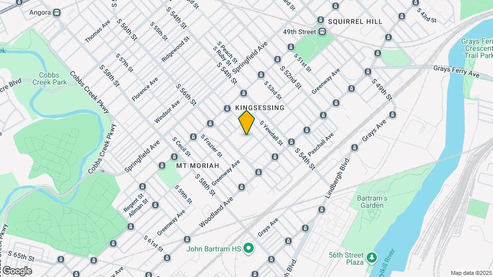 5519 Upland St Map and Location Details