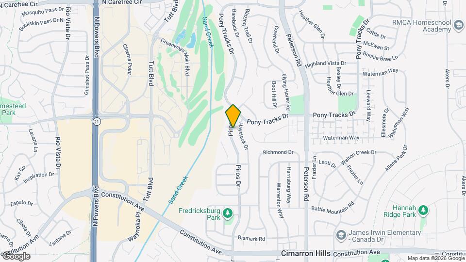 910 Piros Dr Map and Location Details