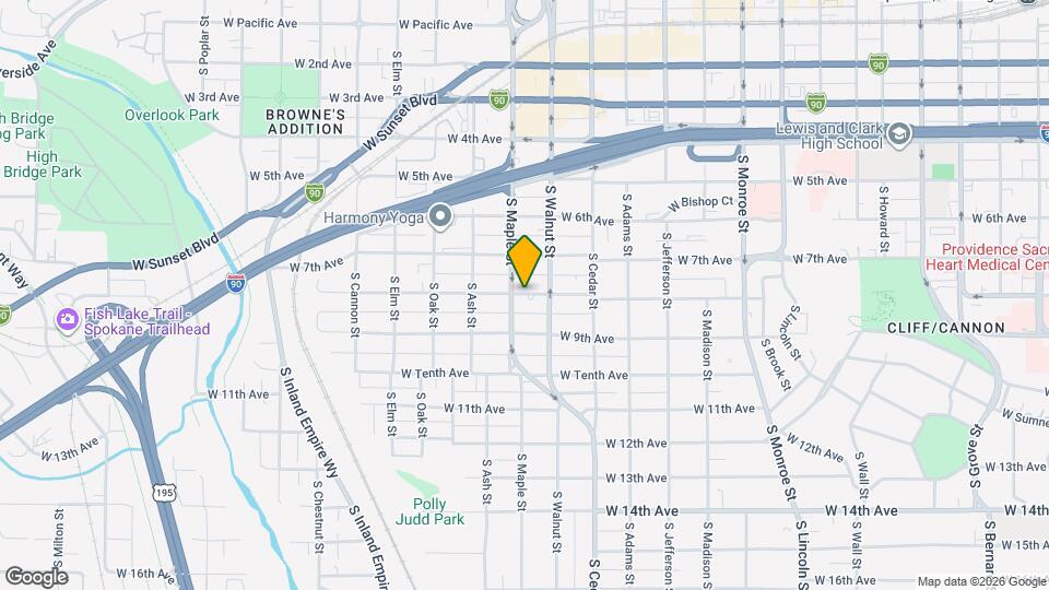8616 W 8th Ave Map and Location Details