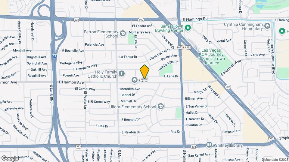 4754 E Harmon Ave Map and Location Details