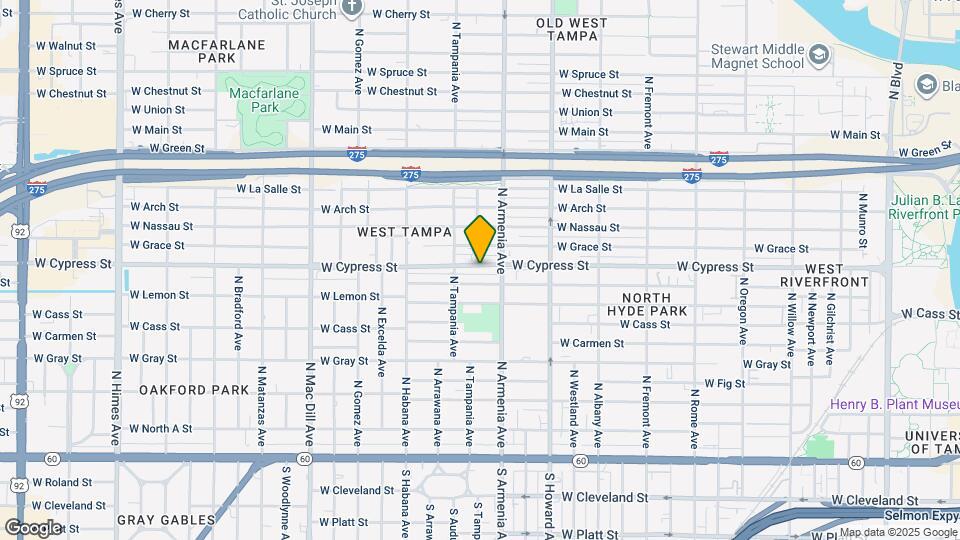 2412 W Cypress St Map and Location Details