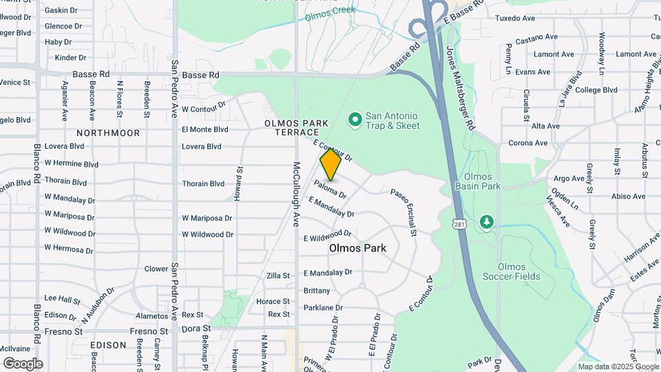127 Paloma Dr Map and Location Details