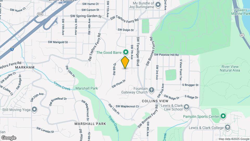 9343 SW 8th Ave Map and Location Details