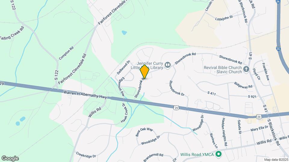 508 Shoresbrook Rd Map and Location Details