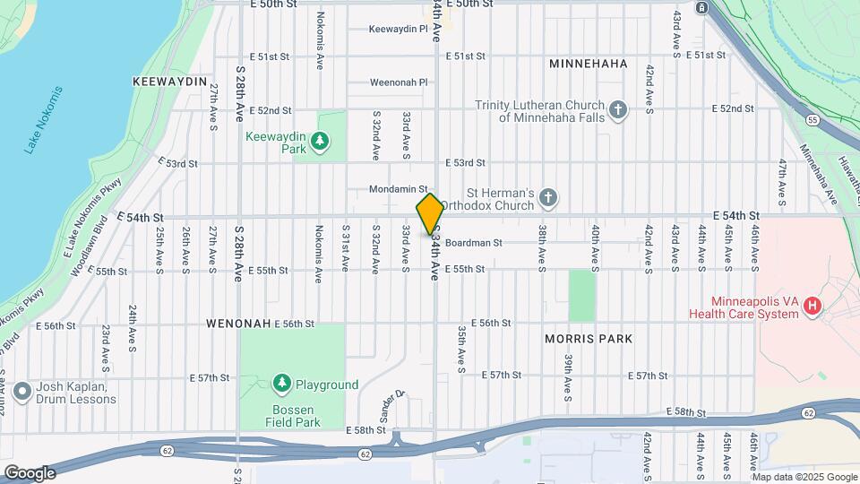 5430 S 34th Ave Map and Location Details