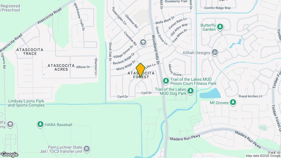 3719 Apple Hollow Ln Map and Location Details