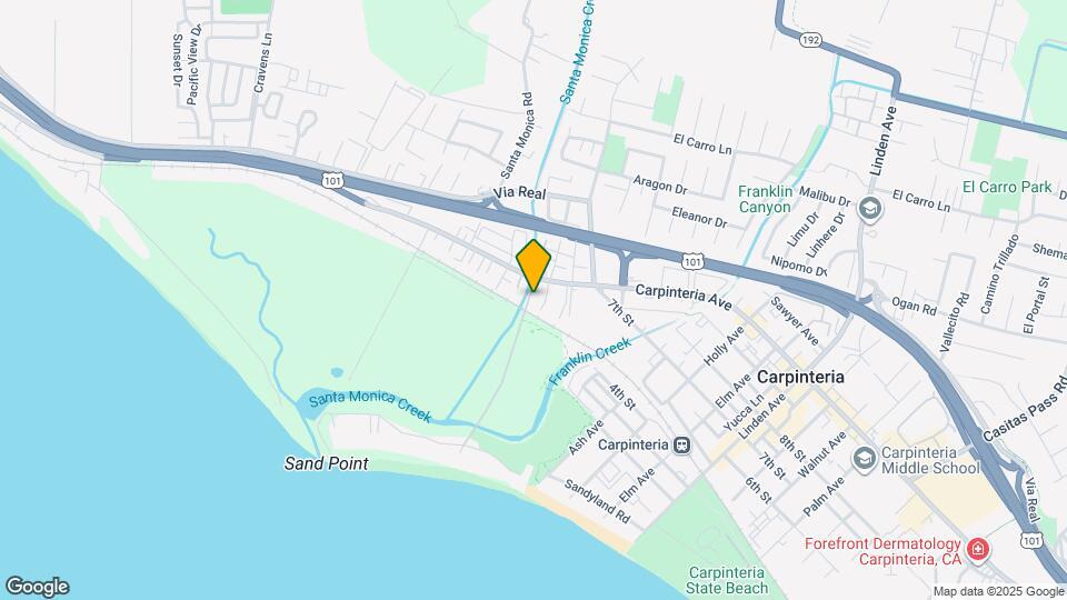 4505 Carpinteria Ave, Unit Unit H Map and Location Details