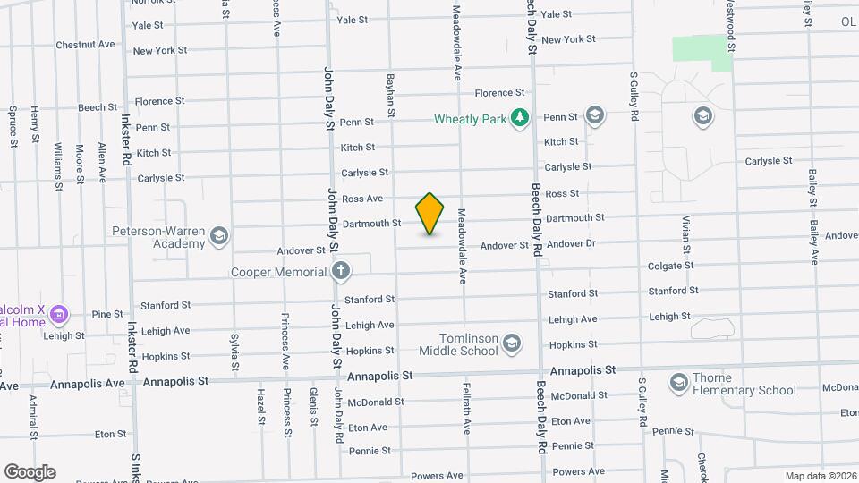 26176 Andover St Mapa y Detalles de la Ubicación