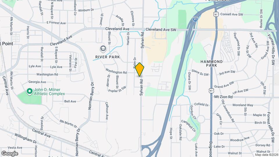 2921 Sylvan Rd Mapa y Detalles de la Ubicación