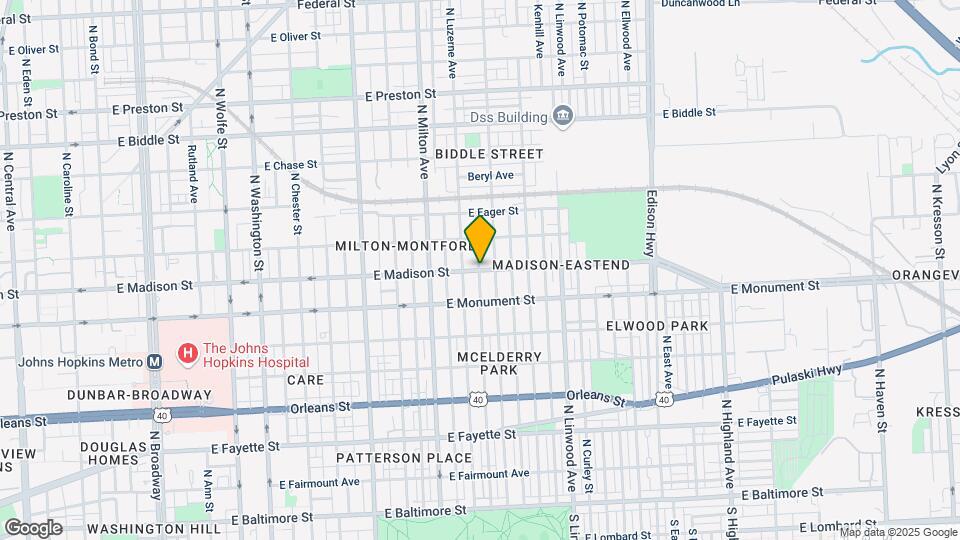 799 N Glover St Mapa y Detalles de la Ubicación