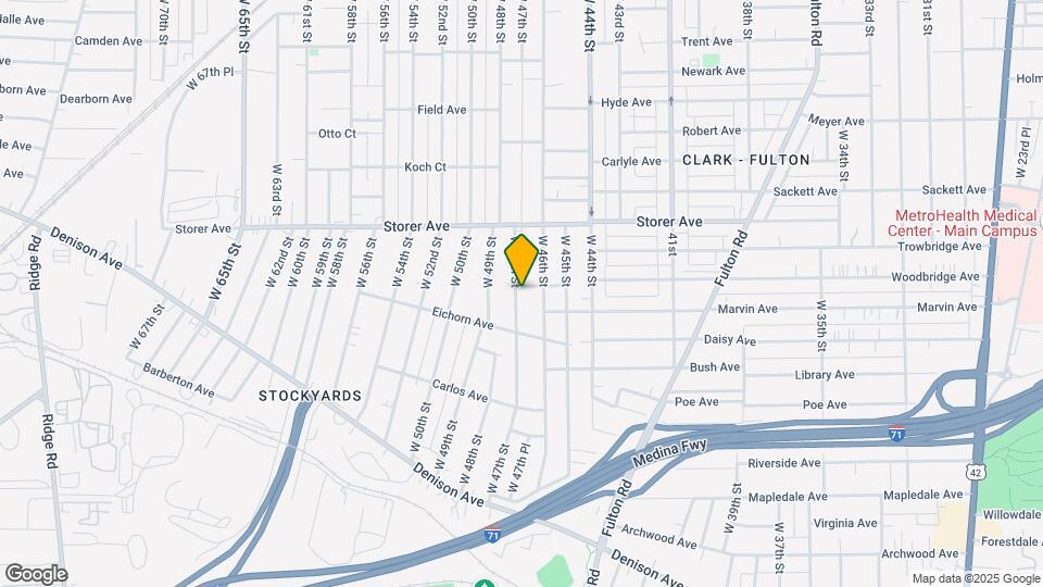 3449 W 47th St Map and Location Details