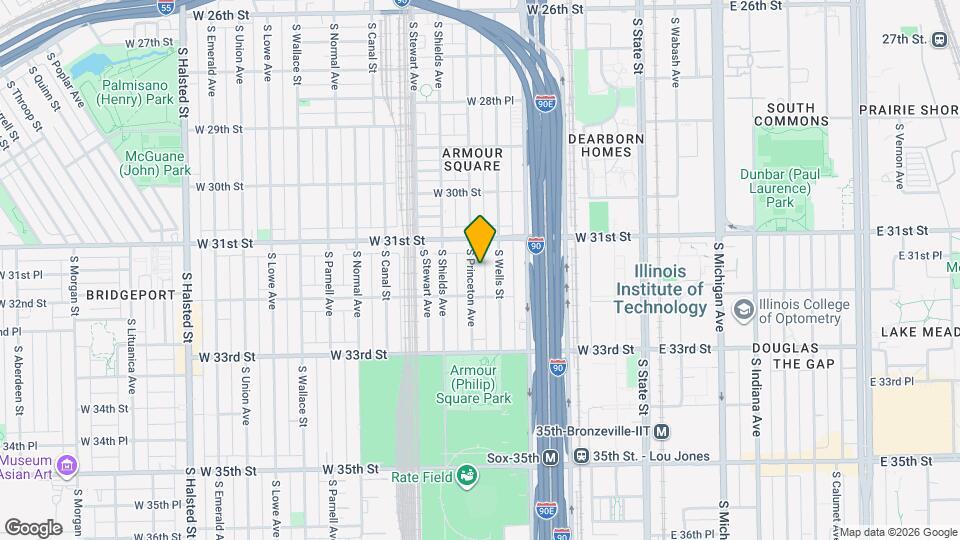3133 S Princeton Ave Map and Location Details
