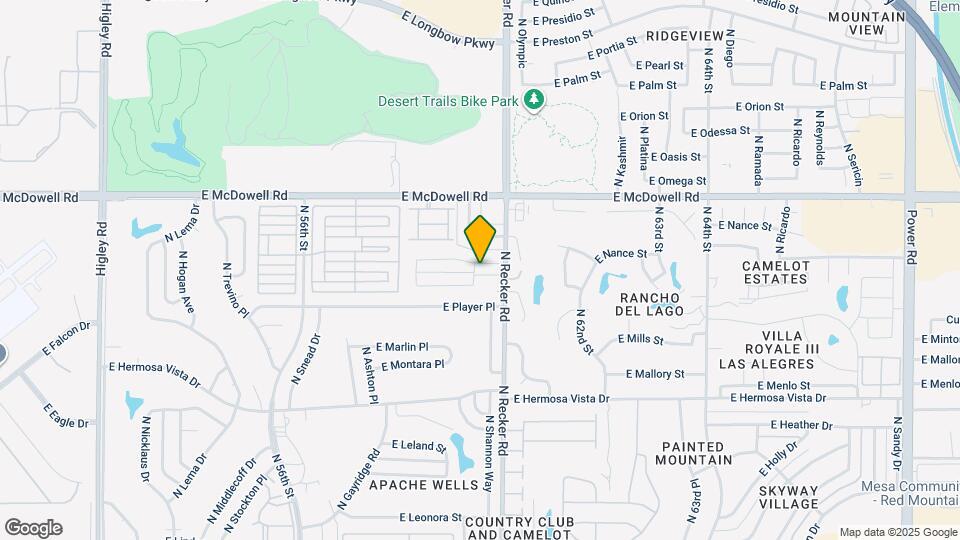 5945 E Nance St Map and Location Details