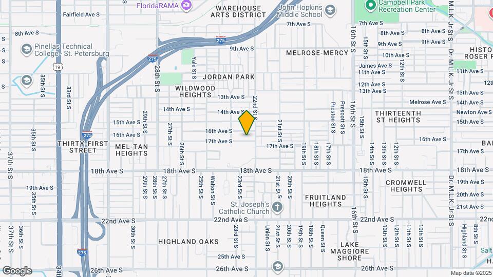 2227 17th Ave S Map and Location Details