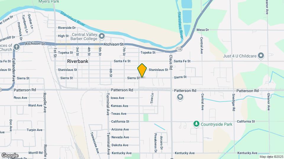 3808 Sierra St Map and Location Details