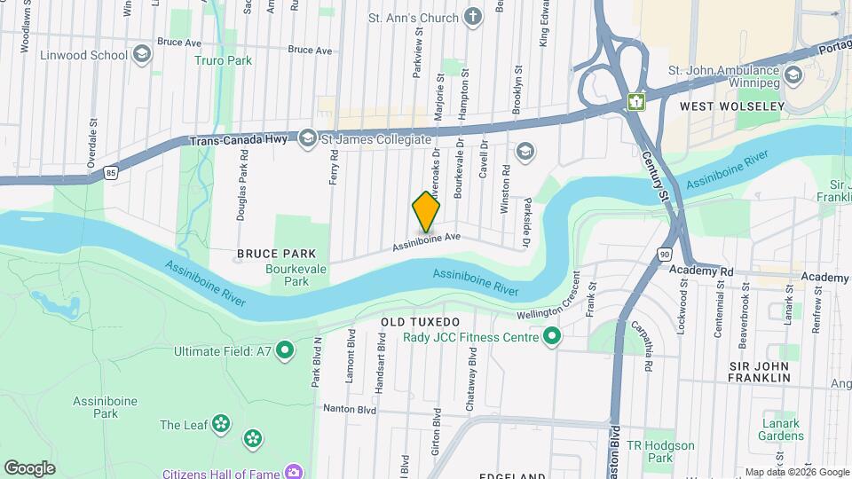 1819 Assiniboine Av Map and Location Details
