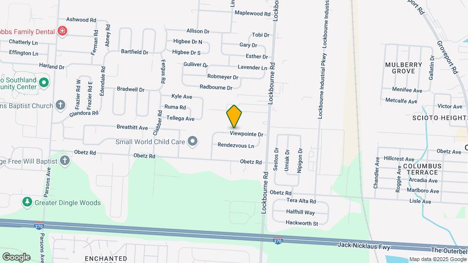 1098 Viewpointe Dr Map and Location Details