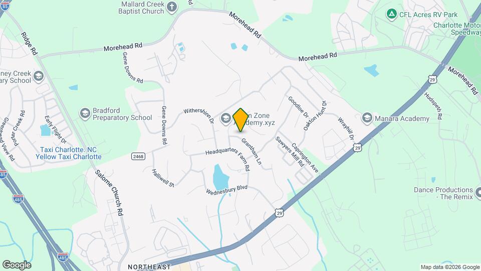 610 Grantham Ln Map and Location Details