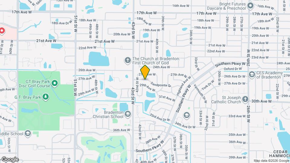 4033 Sandpointe Dr Map and Location Details