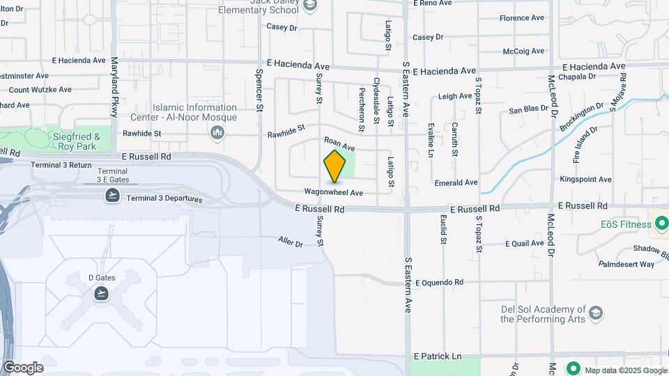 2120 Wagonwheel Ave Map and Location Details