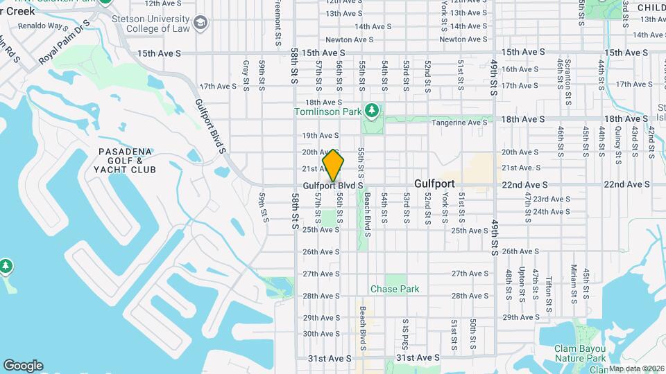 5624 Gulfport Blvd S Map and Location Details