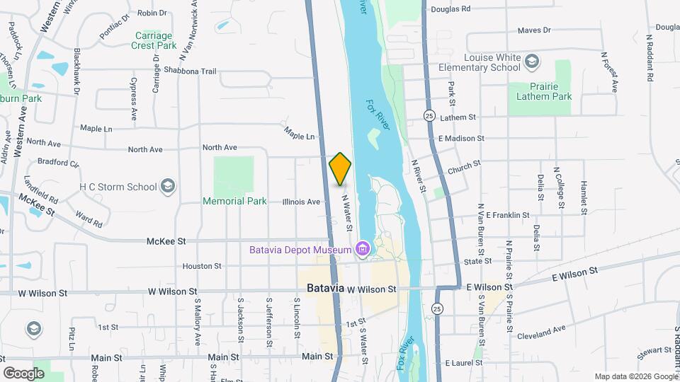 325 N Water St Map and Location Details